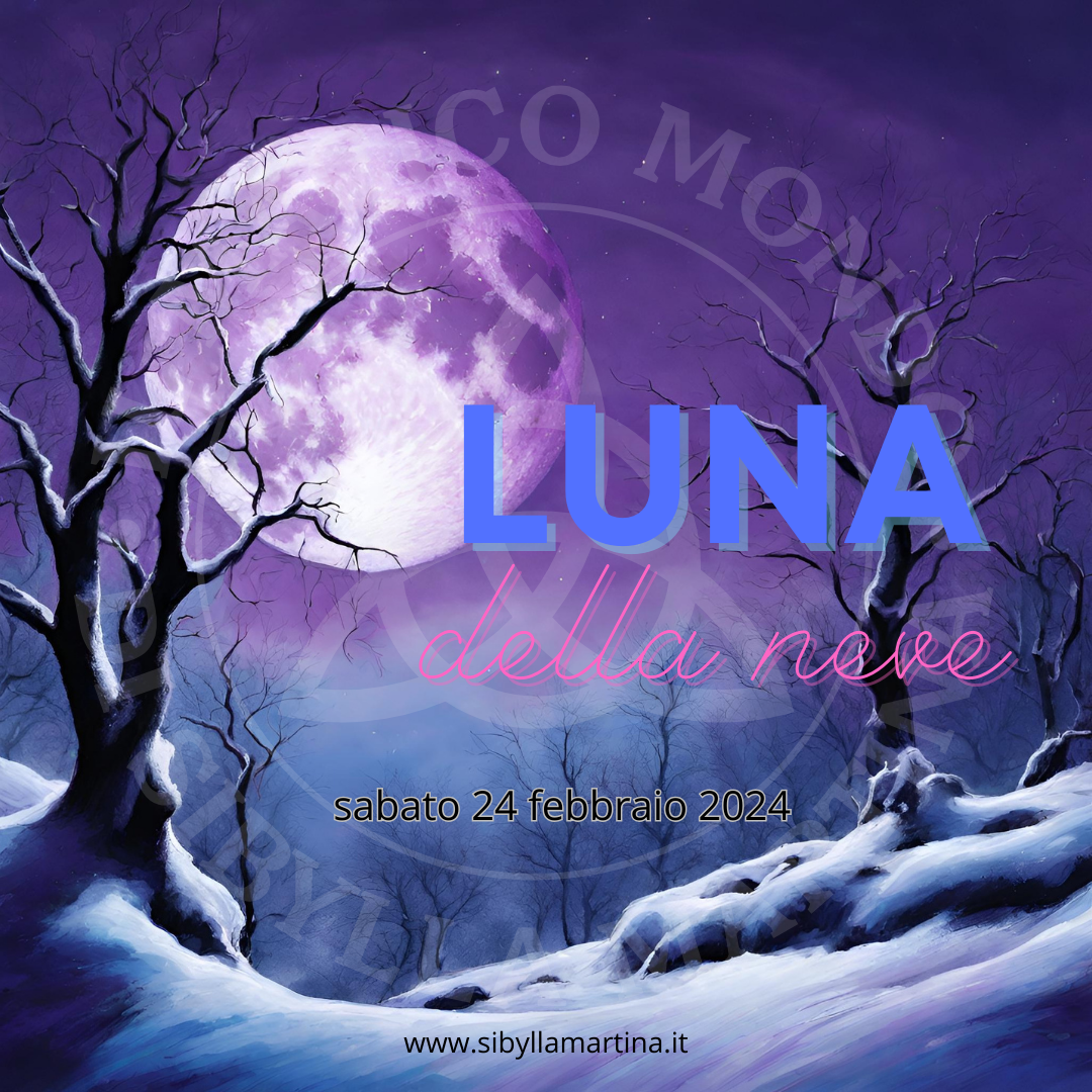 LUNA della NEVE  24 febbraio 2024