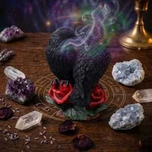 Statua "Raven Romance"